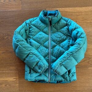 REI Kids Teal Puffer Jacket sz 10/12